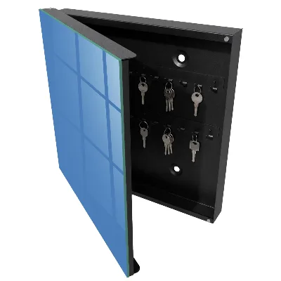 Armadietto portachiavi Colore blu