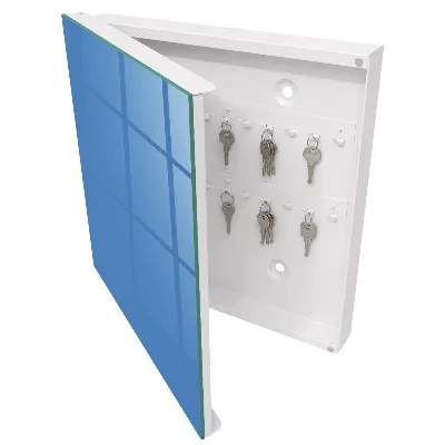 Armadietto portachiavi Colore blu