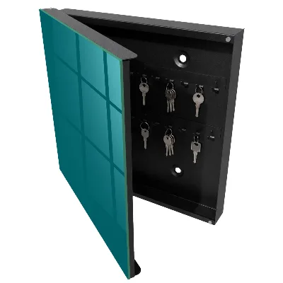 Scatola porta chiavi Turchese scuro