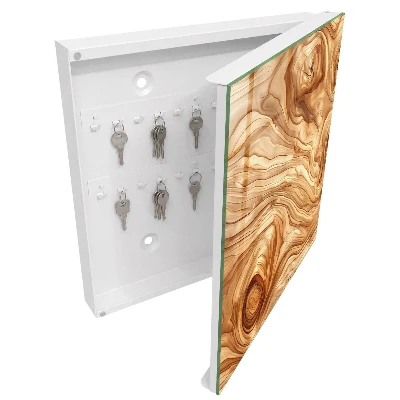 Scatola porta chiavi Onde di legno