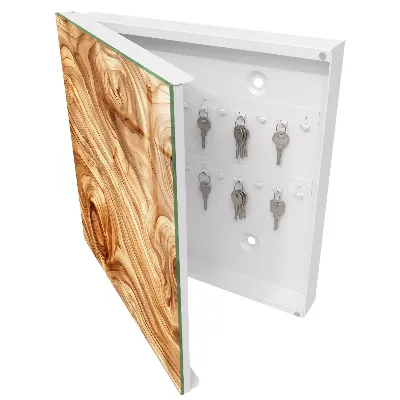 Scatola porta chiavi Onde di legno