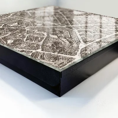 Scatola porta chiavi Mappa della città