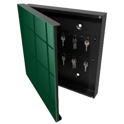 Scatola porta chiavi Verde bottiglia