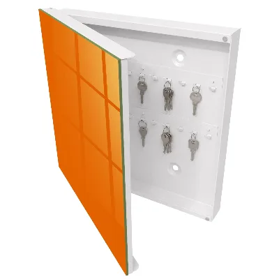 Scatola porta chiavi Arancione intenso
