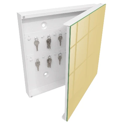 Armadietto portachiavi Beige-giallo