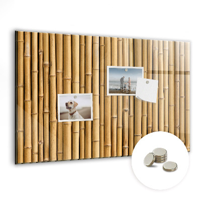 Lavagna magnetica cucina Bastoncini di bambù
