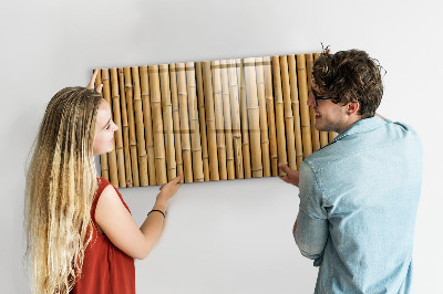 Lavagna magnetica cucina Bastoncini di bambù