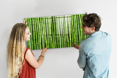 Lavagna magnetica Muro di bambù