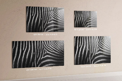 Lavagna magnetica colorata Motivo zebrato