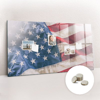 Lavagna magnetica colorata Bandiera americana