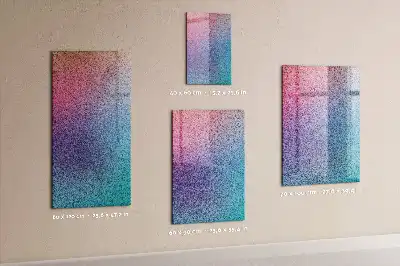 Lavagna magnetica con pennarello motivo astrazione sfumata