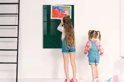 Lavagna magnetica per disegnare con motivo a linee di foglie