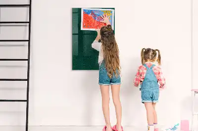 Lavagna magnetica per disegnare con motivo a linee di foglie