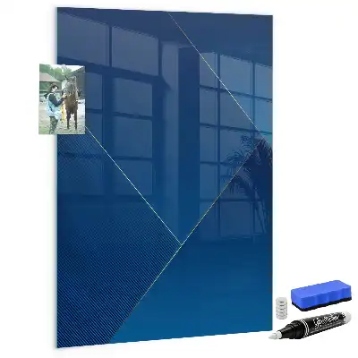 Lavagna magnetica con pennarello motivo decorativo
