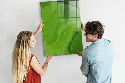 Lavagna magnetica per disegnare modello astrazione di onde