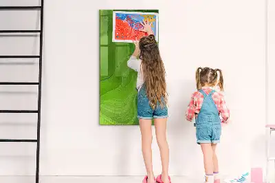 Lavagna magnetica per disegnare modello astrazione di onde