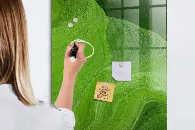 Lavagna magnetica per disegnare modello astrazione di onde