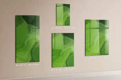 Lavagna magnetica per disegnare modello astrazione di onde