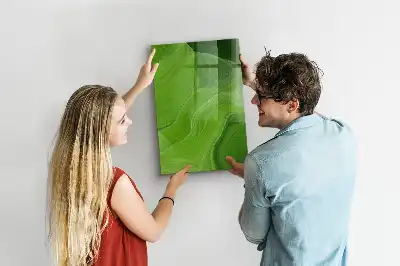 Lavagna magnetica per disegnare modello astrazione di onde