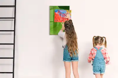 Lavagna magnetica per disegnare modello astrazione di onde