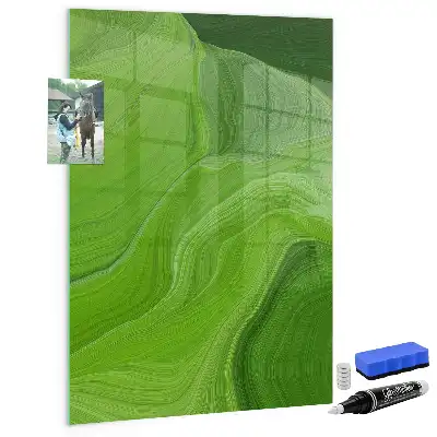 Lavagna magnetica per disegnare modello astrazione di onde