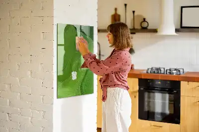 Lavagna magnetica per disegnare modello astrazione di onde