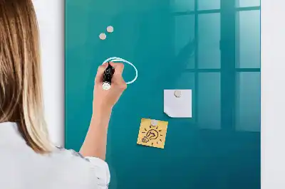 Lavagna magnetica con pennarello motivo astrazione geometrica