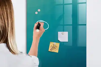 Lavagna magnetica con pennarello motivo astrazione geometrica