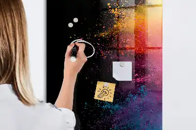 Lavagna magnetica per disegnare con polvere colorata