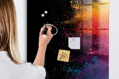 Lavagna magnetica per disegnare con polvere colorata