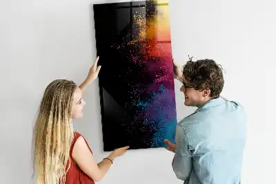 Lavagna magnetica per disegnare con polvere colorata