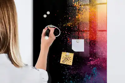 Lavagna magnetica per disegnare con polvere colorata
