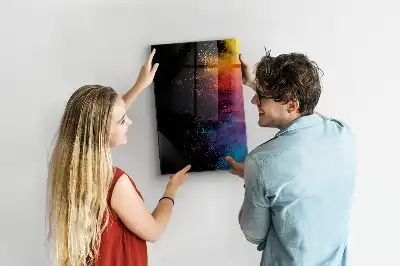 Lavagna magnetica per disegnare con polvere colorata