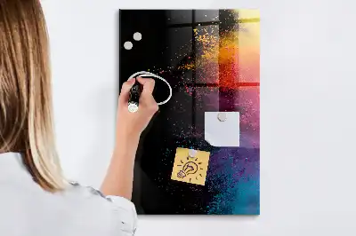 Lavagna magnetica per disegnare con polvere colorata
