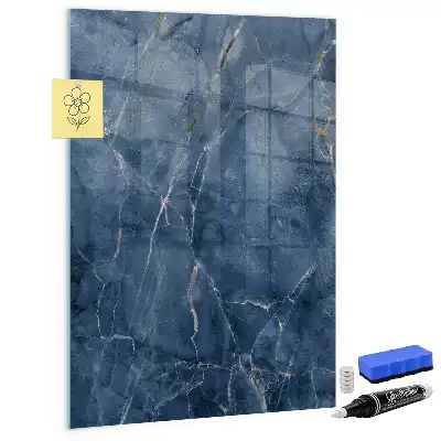 Lavagna magnetica con pennarello decorazione in marmo