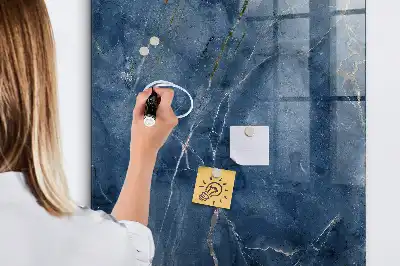 Lavagna magnetica con pennarello decorazione in marmo