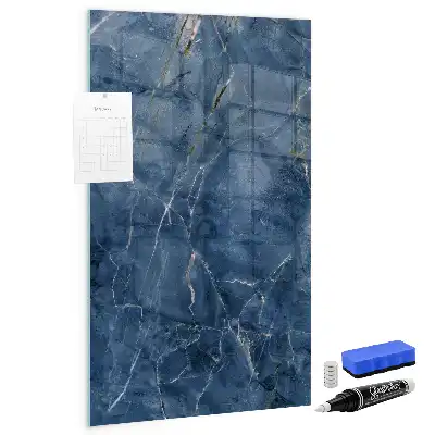 Lavagna magnetica con pennarello decorazione in marmo