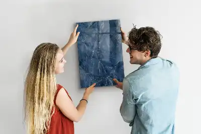 Lavagna magnetica con pennarello decorazione in marmo