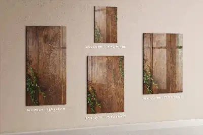 Lavagna magnetica con pennarello in legno rustico