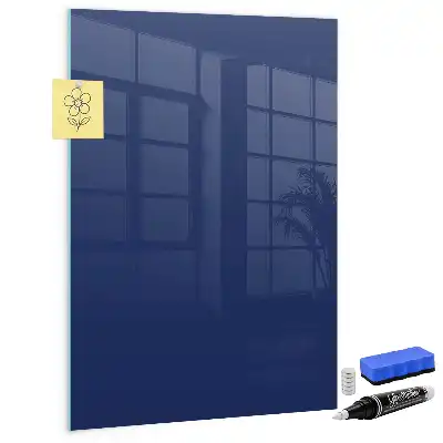 Lavagna magnetica con pennarello colore blu notte