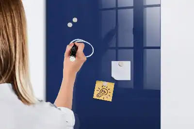 Lavagna magnetica con pennarello colore blu notte