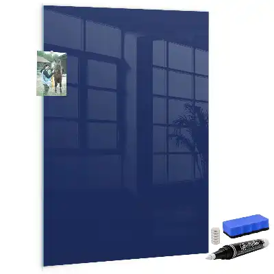 Lavagna magnetica con pennarello colore blu notte
