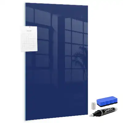 Lavagna magnetica con pennarello colore blu notte