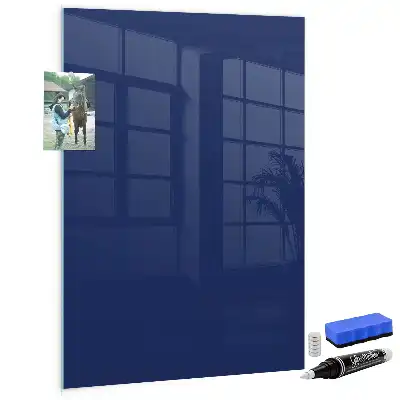 Lavagna magnetica con pennarello colore blu notte