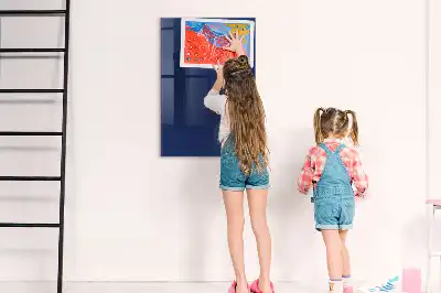 Lavagna magnetica con pennarello colore blu notte
