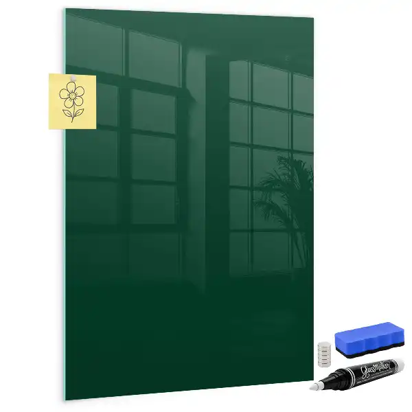 Lavagna magnetica per disegnare colore verde bottiglia