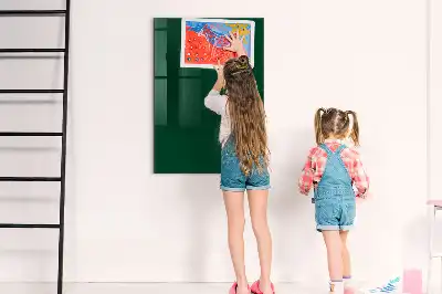 Lavagna magnetica per disegnare colore verde bottiglia