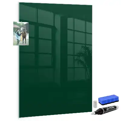 Lavagna magnetica per disegnare colore verde bottiglia