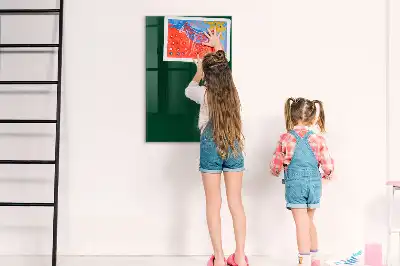 Lavagna magnetica per disegnare colore verde bottiglia