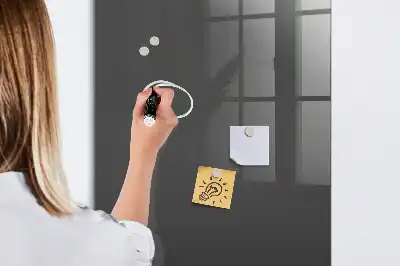 Lavagna magnetica con pennarello colore grigio